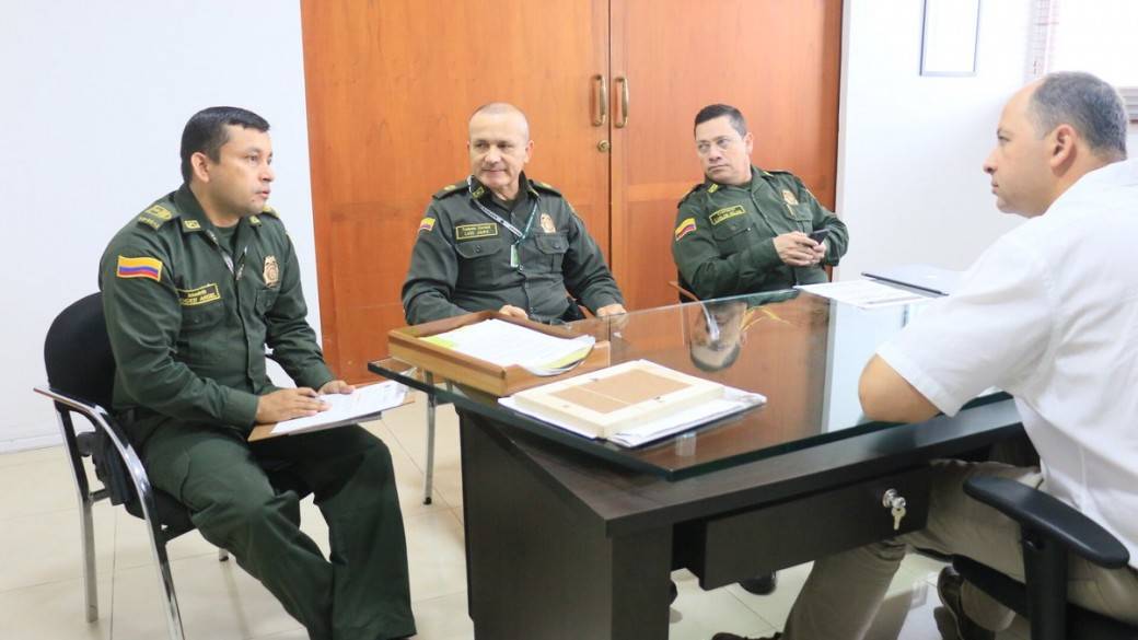Policías en Montería