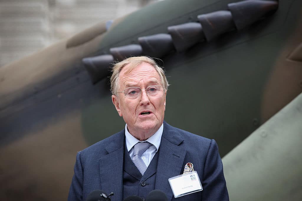 Actor Robert Hardy