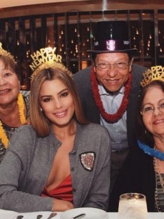 Ariadna Gutiérrez, exvirreina universal y su familia