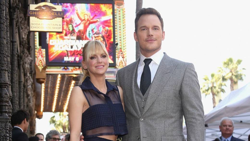 Anna Faris y Chris Pratt, actores.