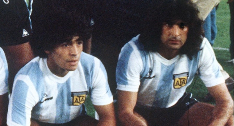 Maradona y Kempes, año 82