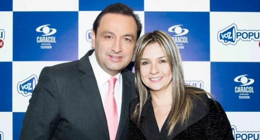 Jorge Alfredo Vargas y Vicky Dávila, periodistas.