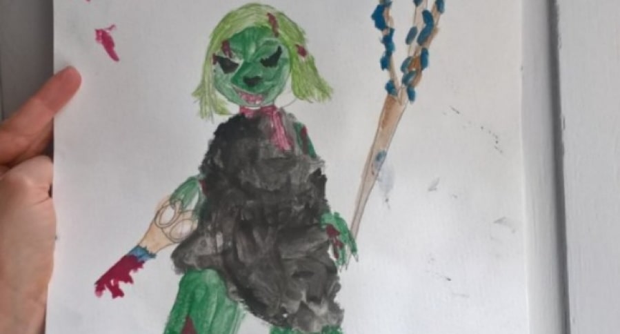Niña crea superheroína llamada Janet. Pulzo.