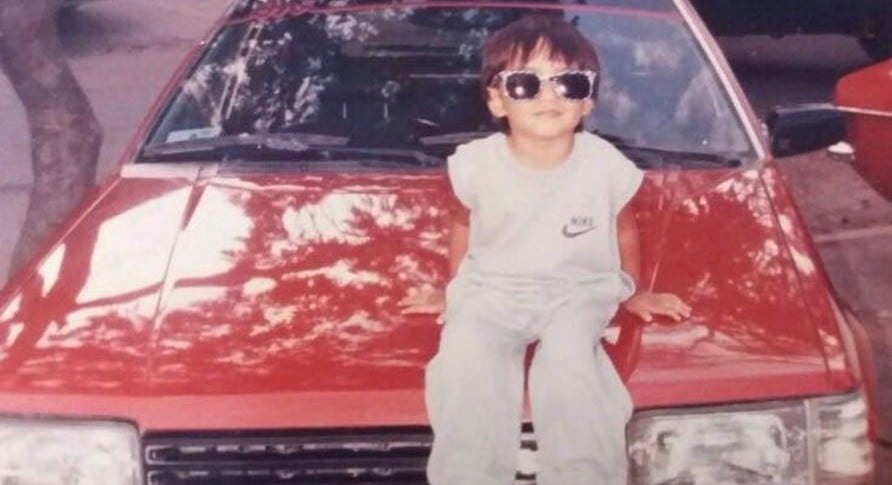 Foto de Ronald Mayorga, expresentador de 'La red', cuando era niño.
