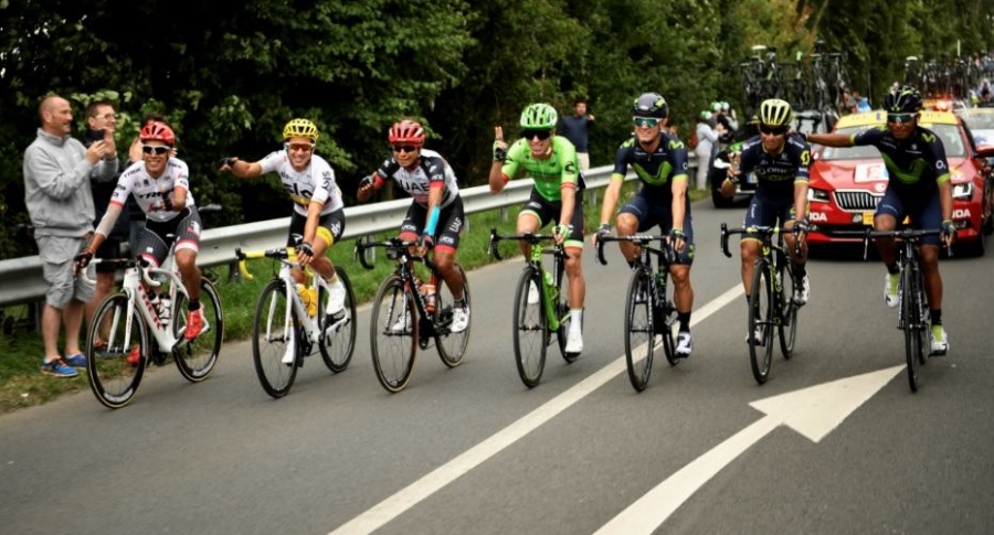 Ciclistas colombianos