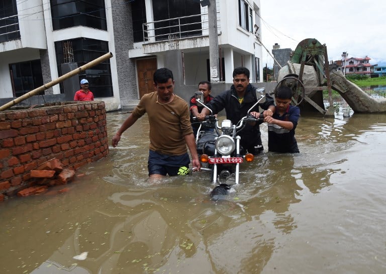 Inundaciones en Nepal