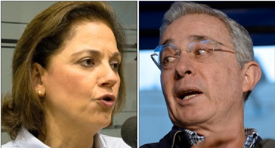 María del Rosario Guerra y Álvaro Uribe