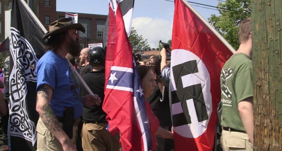 Manifestación neonazi en Charlottesville
