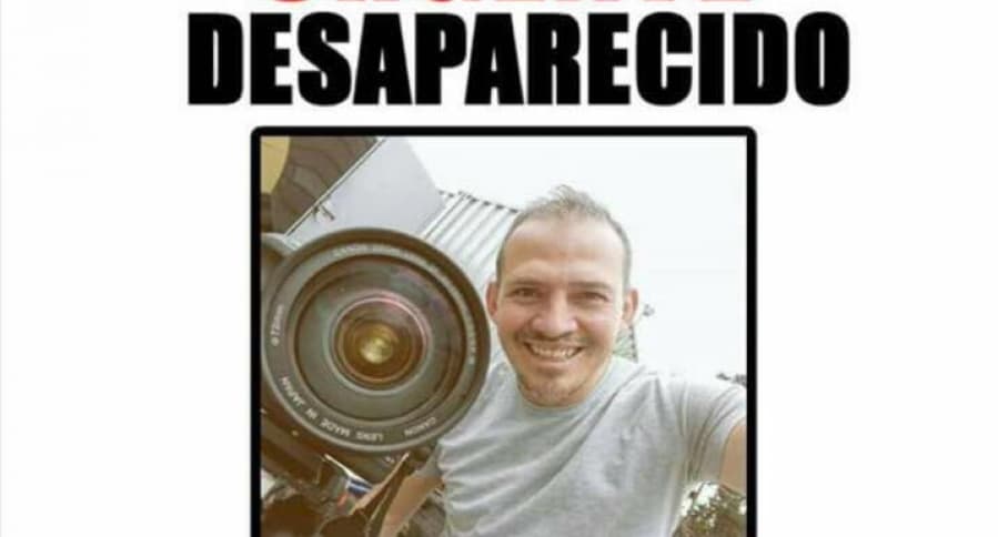 Cartel de desaparecido de Diego Andrés Pérez