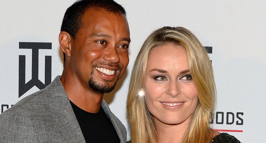 Tiger Woods y Lindsey Vonn