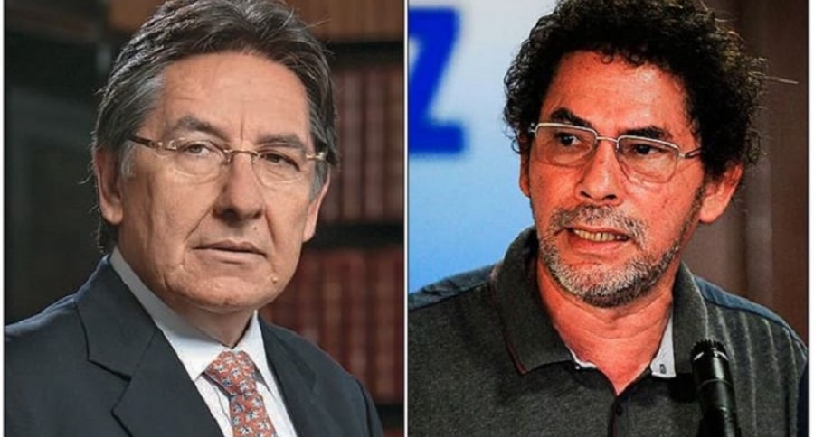 Néstor H. Martínez y 'Pastor Alape'