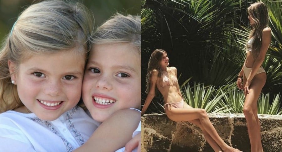 Cristina y Victoria Iglesias, hijas gemelas de Julio Iglesias