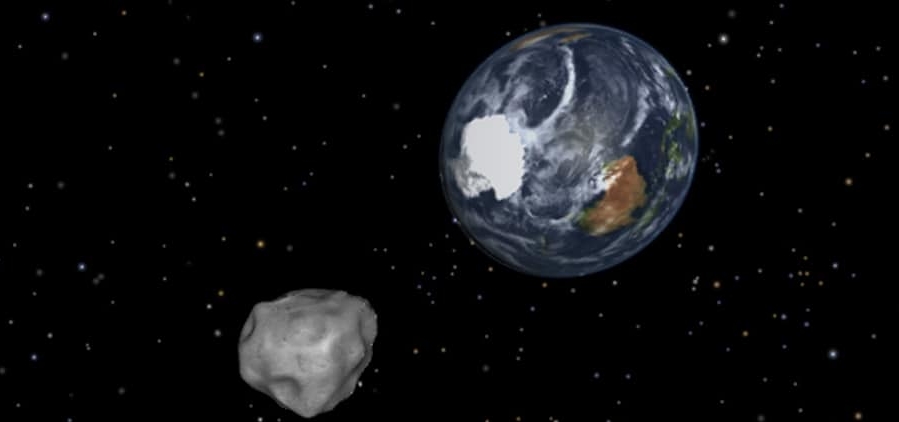 Asteroide y la Tierra
