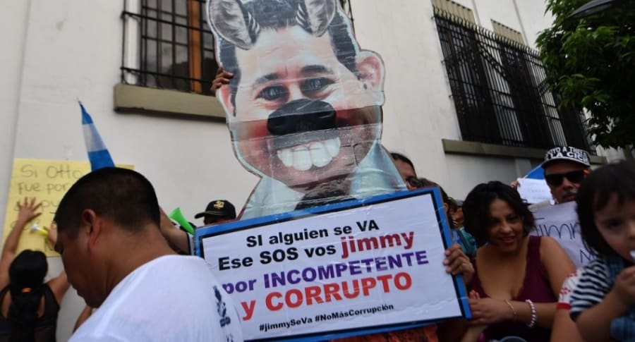 Protestas en Guatemala