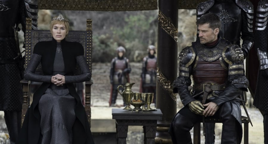 Lena Headey (Cersei Lannister) y Nikolaj Coster-Waldau (Jaime Lannister) de 'Game of Thrones'