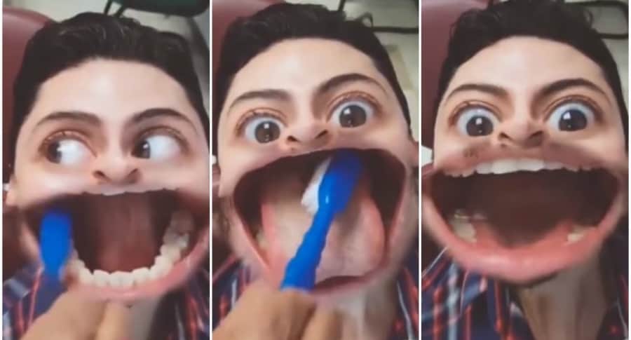 Tutorial de Snapchat para aprender a cepillarse los dientes