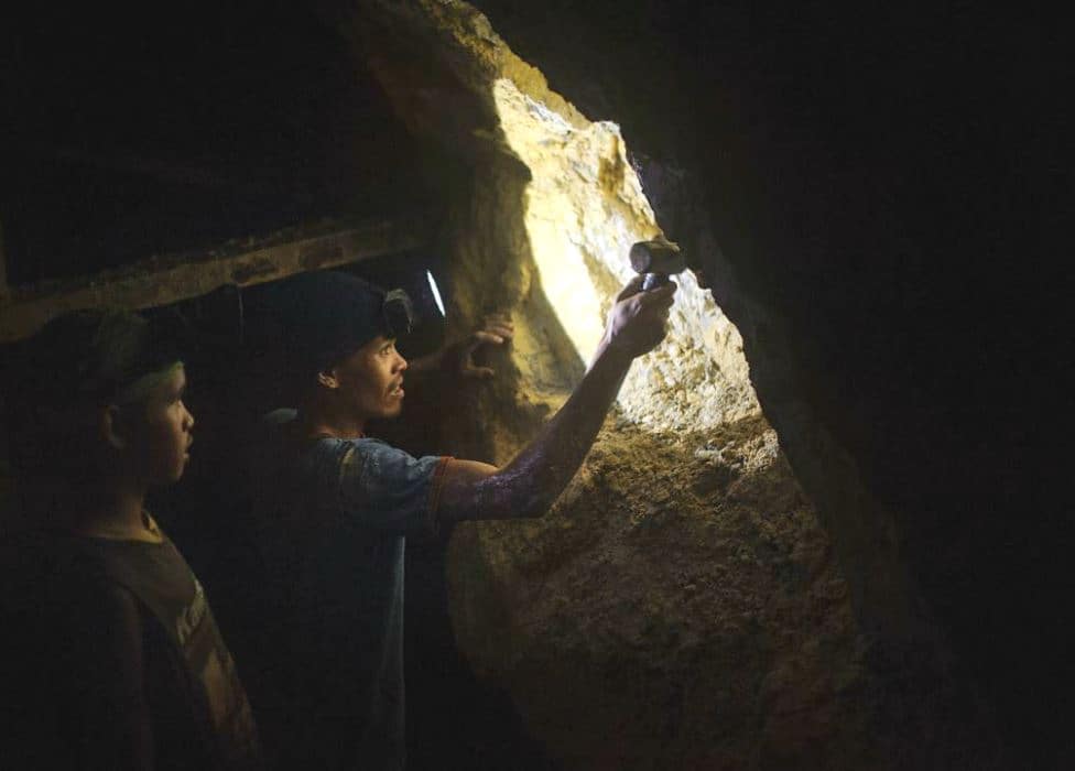 Mina de oro en Bolívar