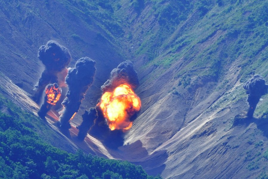 Ensayos militares en Corea del Norte