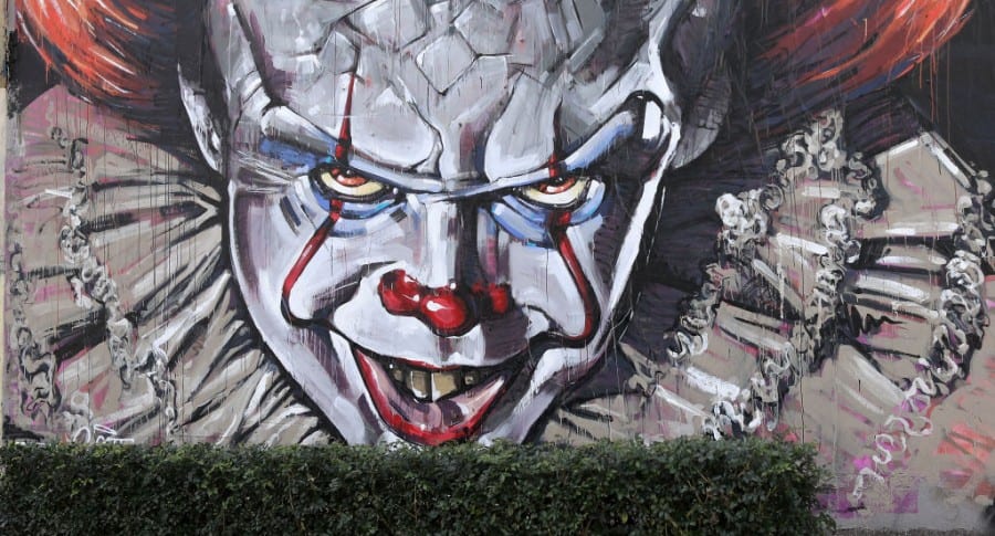 Mural del payaso Pennywise