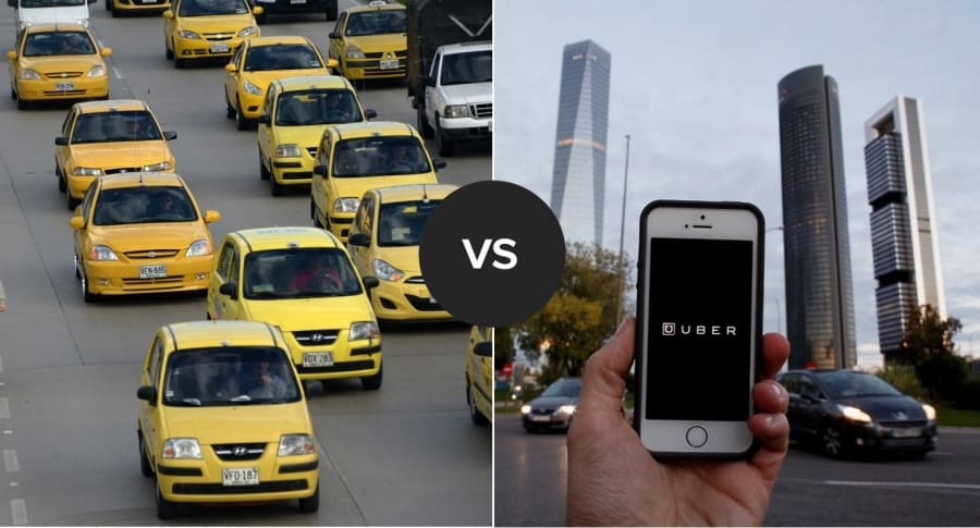 Precios De Uber Vs. Taxis Amarillos