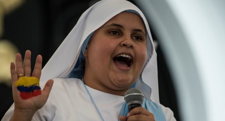 Monja rapera que cantará al papa en visita a Colombia