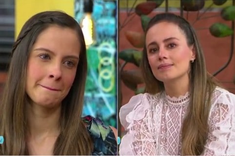 Laura Acuña y Milena López, presentadoras.