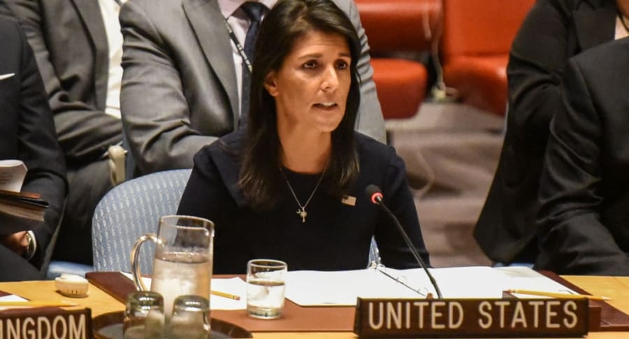 Nikki Haley en las Naciones Unidas