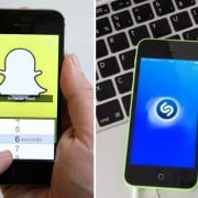 Snapchat y Shazam
