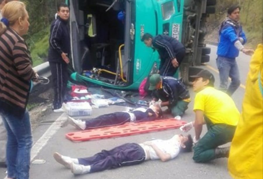 Bus accidentado