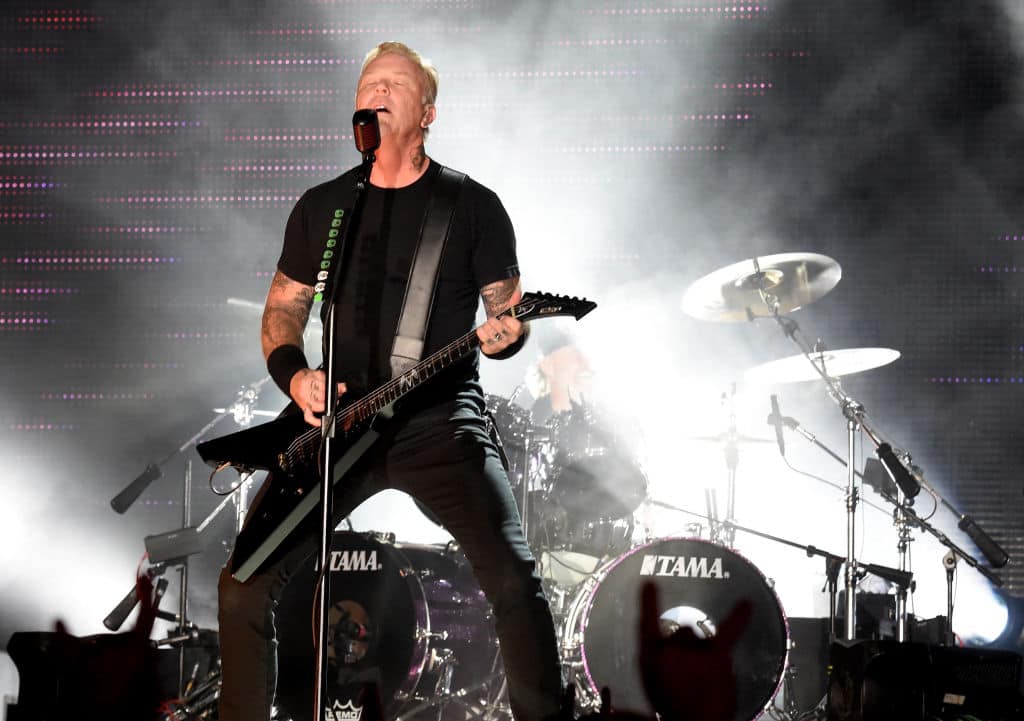 James Hetfield. Pulzo.