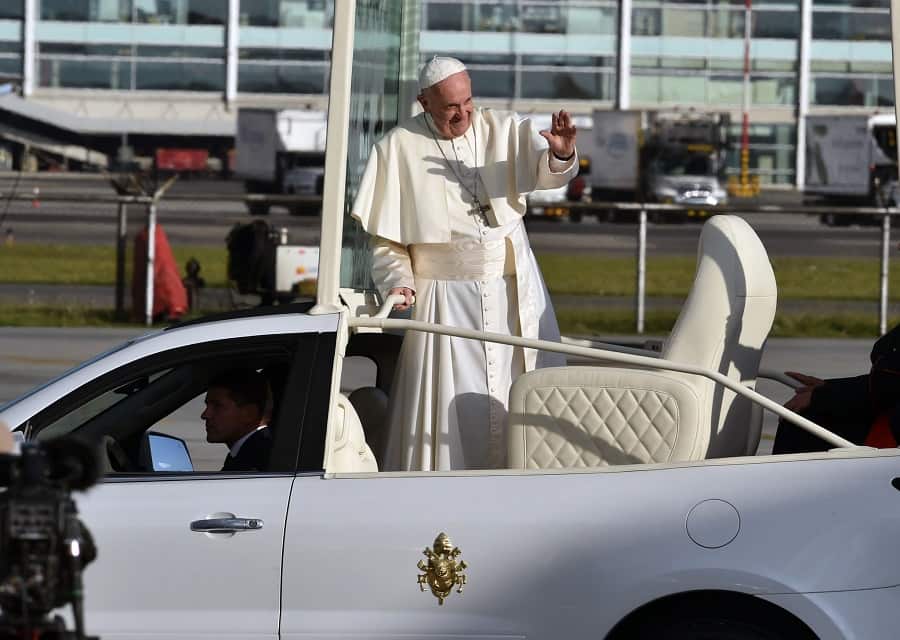 Saludo del papa Francisco a los colombianos