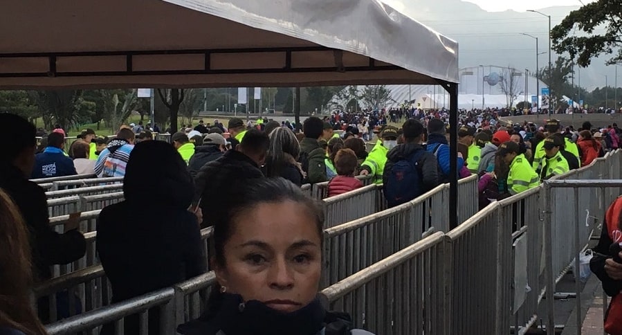 Ingreso al parque Simón Bolívar