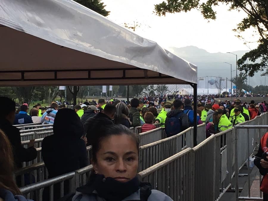 Ingreso al parque Simón Bolívar