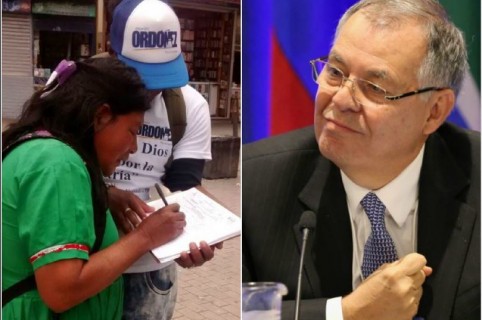 Firmas por Ordóñez