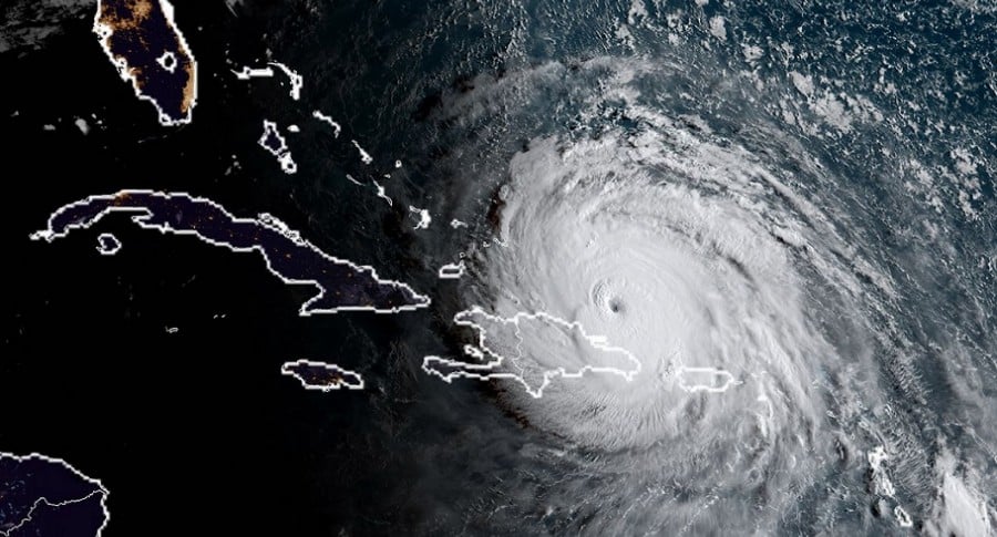 Avance del huracán Irma