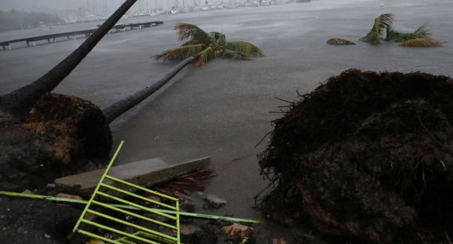 Huracán Irma a su paso por Puerto Rico