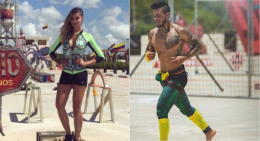 Melina Ramírez y Mateo Ramírez, presentadora y concursante del 'Desafío Súper Humanos', respectivamente.
