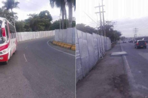 Barrio cercado en Cartagena