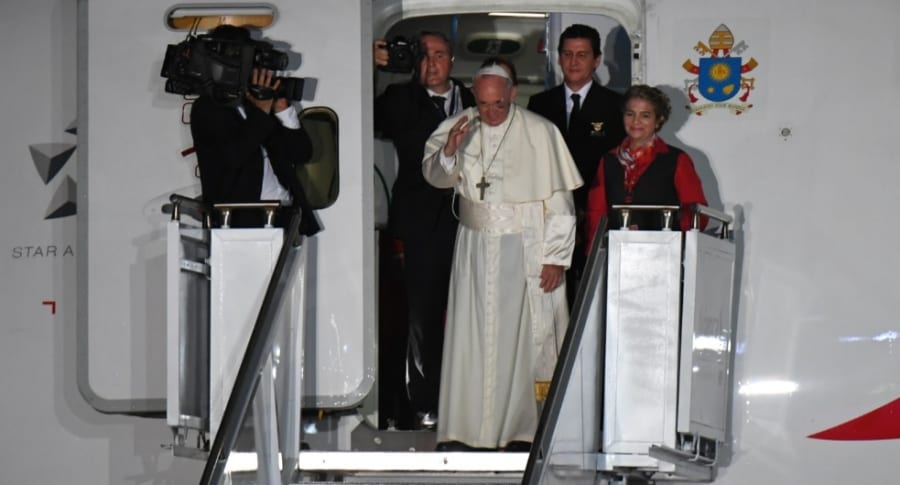 Despedida del Papa de Colombia