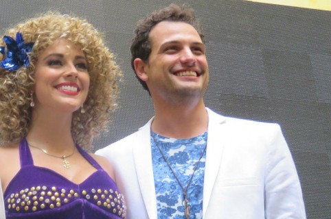 María Elisa Camargo y Roberto Urbina, actores