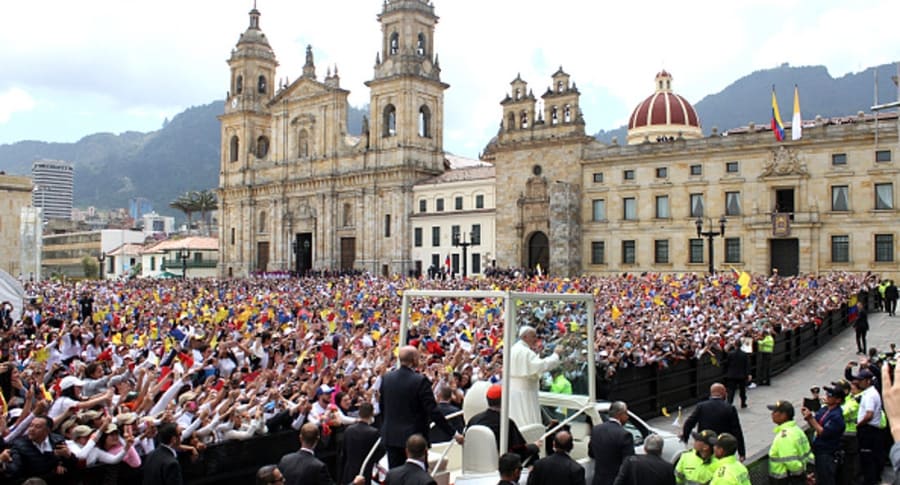 Papa en Bogotá