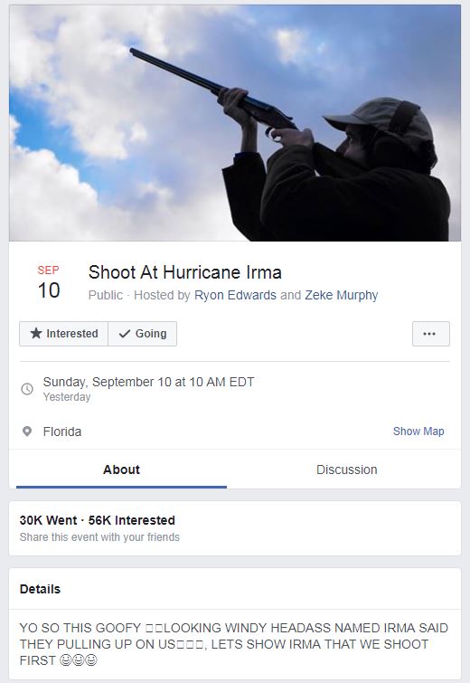 Shoot At Hurricane Irma