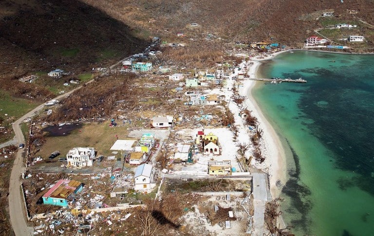 Irma en el Caribe
