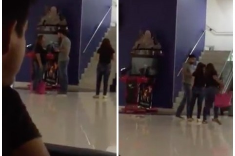 Pelea de triángulo amoroso en un cine de México. Pulzo.