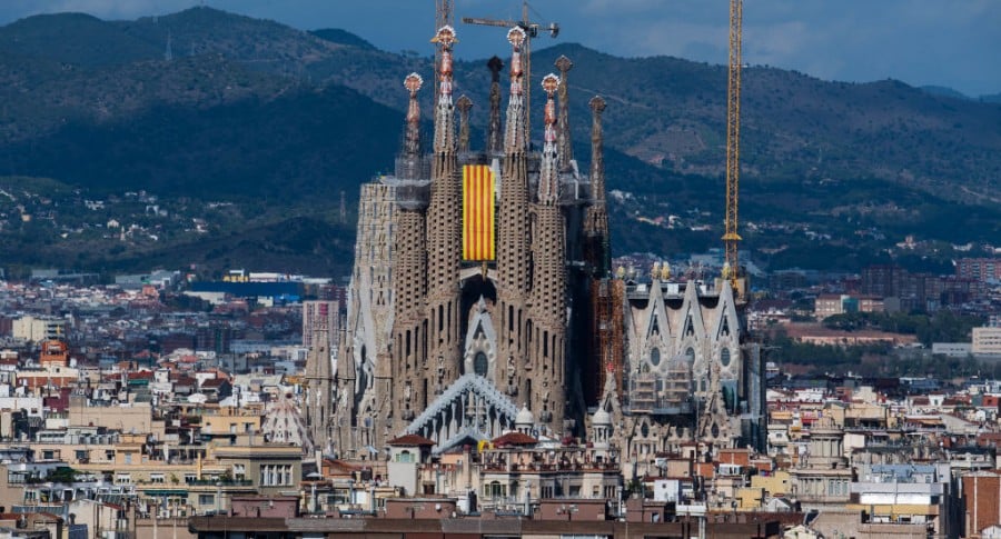 Iglesia de la Sagrada Familia, en Barcelona