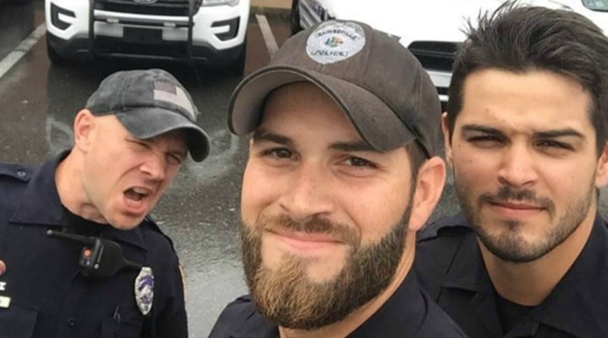 Policías que se hicieron virales por su atractivo físico, tras huracán Irma. Pulzo.