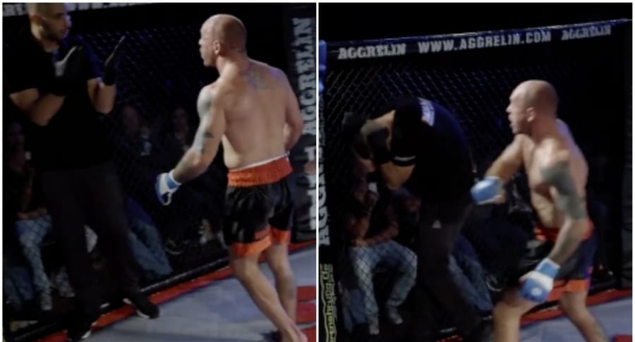 Luchador de MMA ataca a juez.