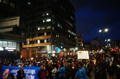 Protestas por revocatoria de Peñalosa