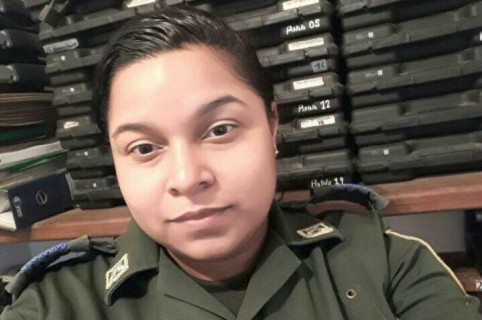 Patrullera  Ángela Ospino Villegas, quien se suicidió en Fonseca, La Guajira. Pulzo.