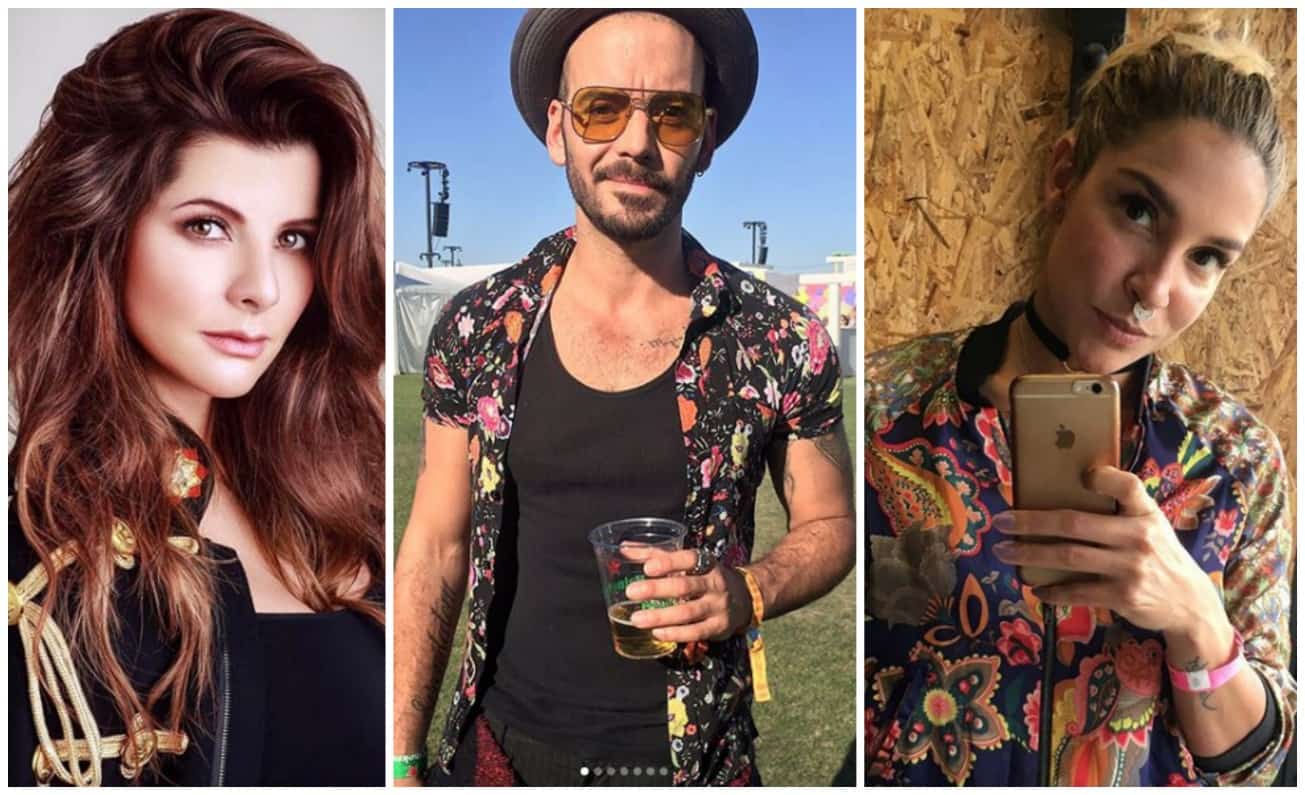Carolina Cruz, Diego Cadavid y Valentina Lizcano. Pulzo.